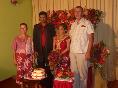 mariage de  Chamika Hanshika